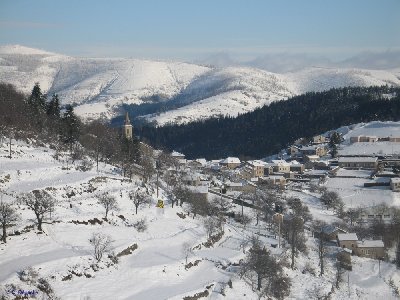 Rochepaule en hiver