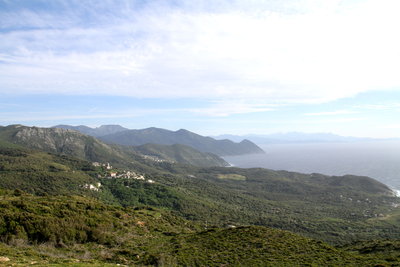 vue du col de la Serra