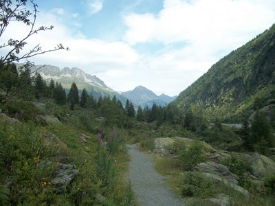 Paysage au dessus d'Argentière